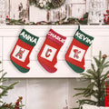 Cute Monogram Personalized Christmas Stocking