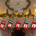 Cute Monogram Personalized Christmas Stocking