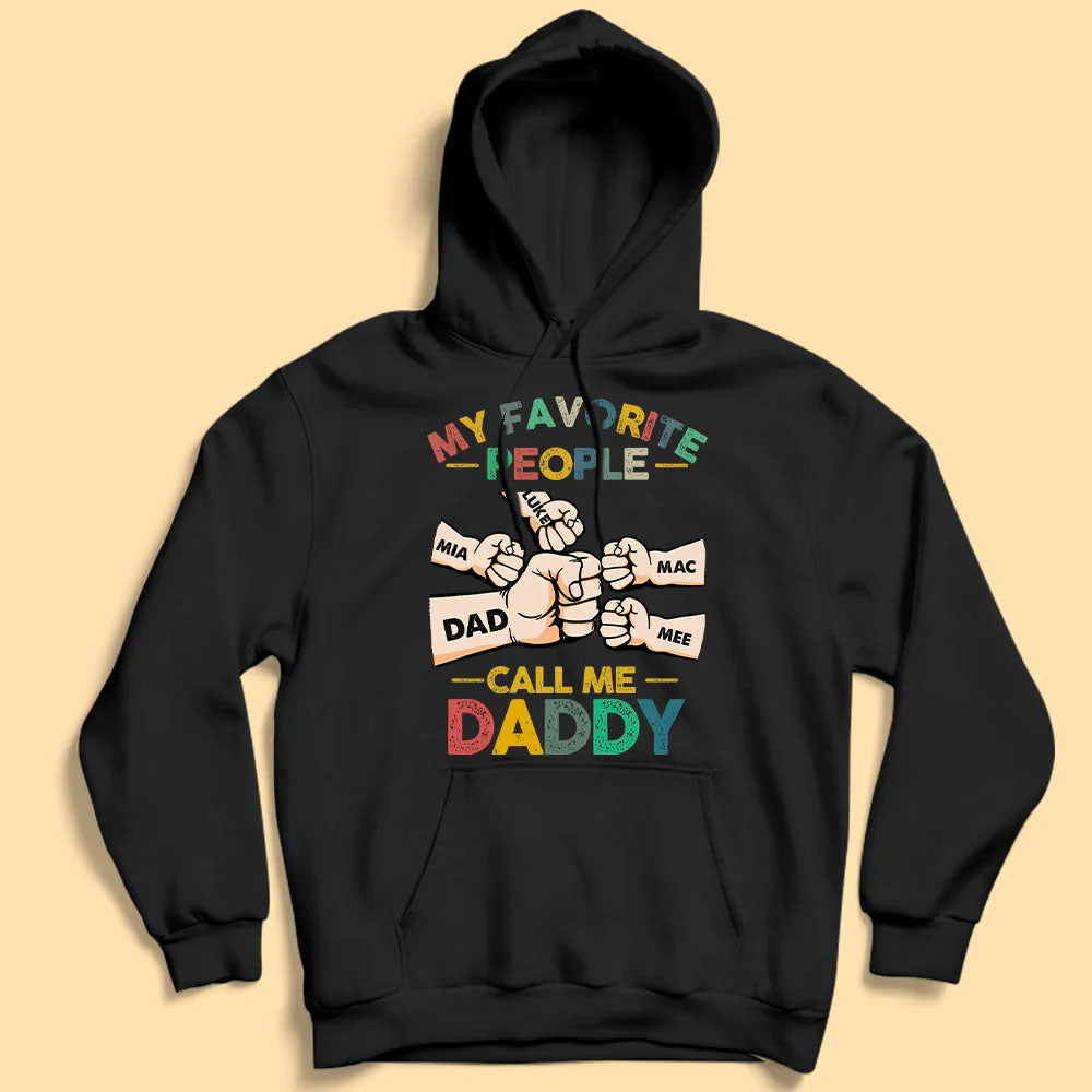 Fathers Day T Shirt Dad Grandpa Uncle My Favorite People Call Me