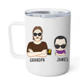 Dad Thanks For Father's Day Personalized Mug