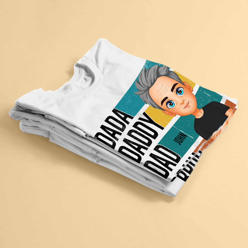 Dada Daddy Dad Bruh Personalized Shirt For Dad