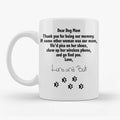 Dear Dog Dad, Thank You For Being My Daddy Personalised Dog Dad Mug