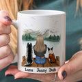 Dear Dog Dad, Thank You For Being My Daddy Personalised Dog Dad Mug