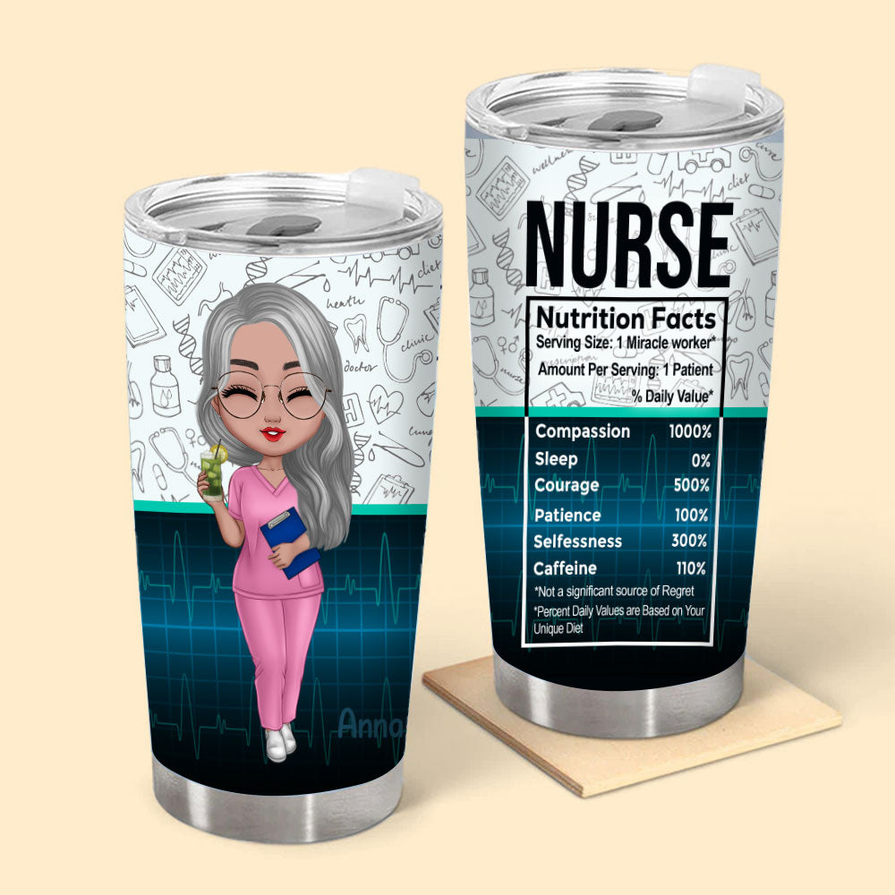 Doctor's Day Nurse Personalized Tumbler 20oz