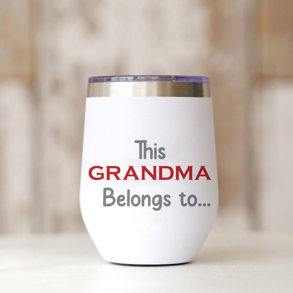 Family Belonging Custom Wine Tumbler