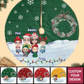 Family Celebration Together - Personalized Christmas Tree Skirt