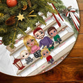 Family Gather At Home Personalized Christmas Tree Skirt