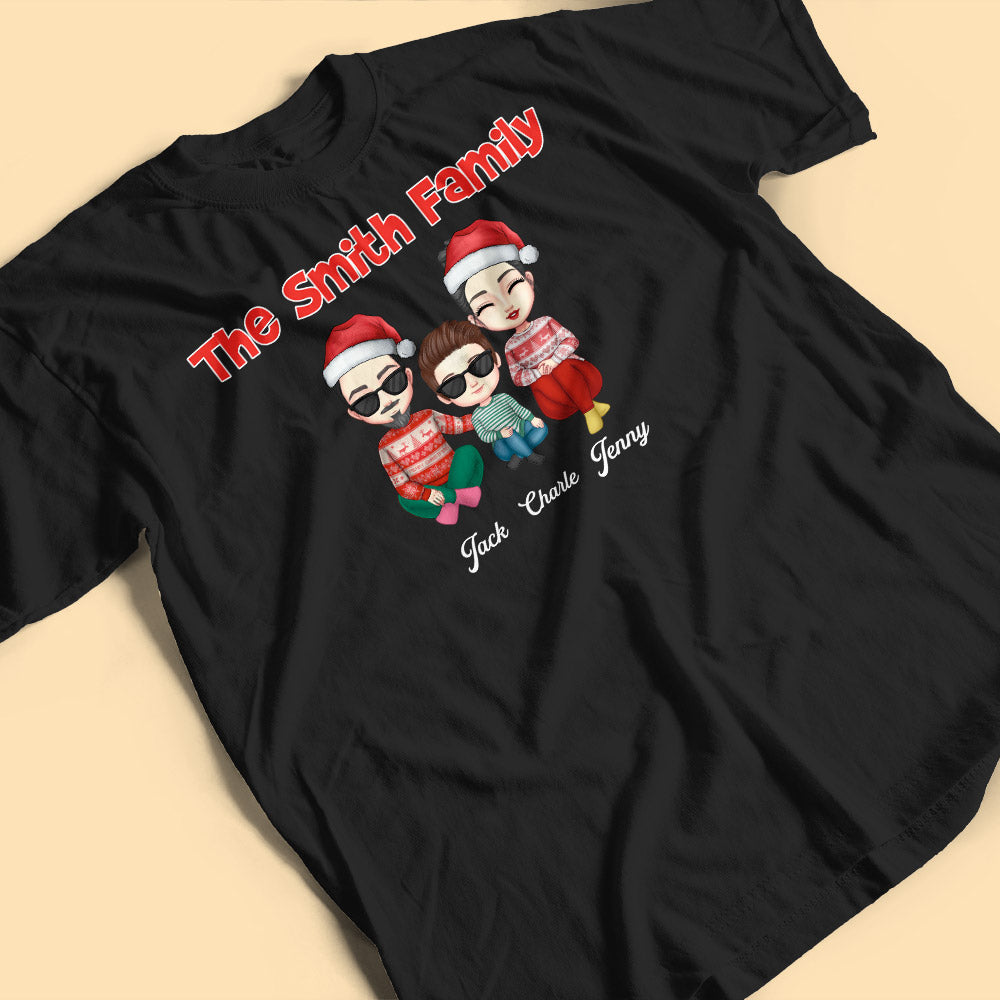 Family Member X-mas 2023  Personalized Matching Christmas Shirt