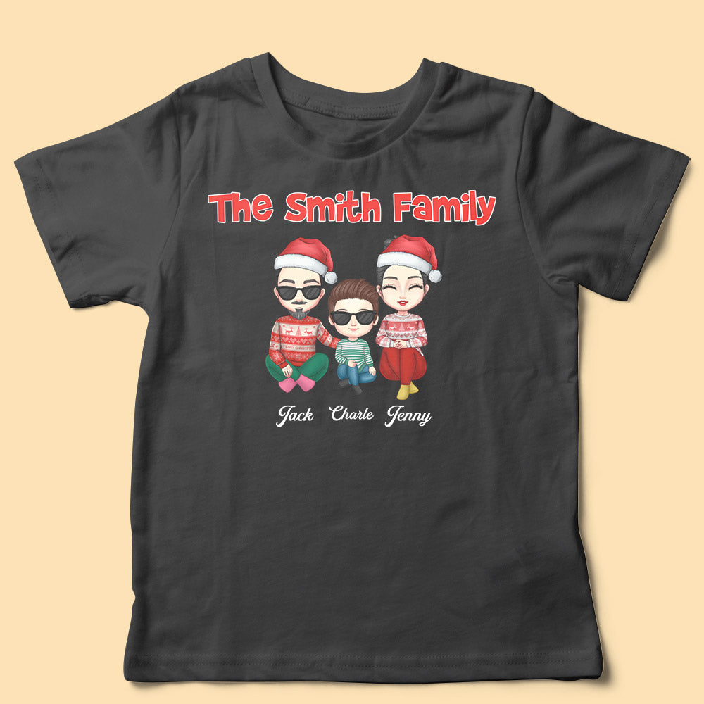 Family Member X-mas 2023  Personalized Matching Christmas Shirt