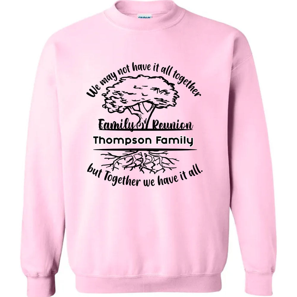 Family Reunion Personalized Name Shirt