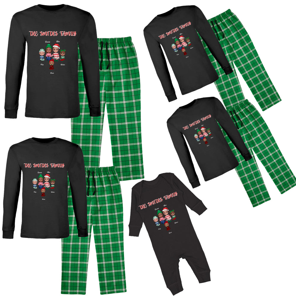 Family Member 2023 Matching Family Christmas Pajamas