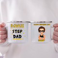 Fathers Day Personalized Mug Bonus Step Dad