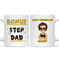 Fathers Day Personalized Mug Bonus Step Dad