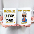 Fathers Day Personalized Mug Bonus Step Dad