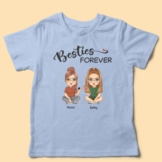 Gifts For Your Best Friend Besties Forever Personalized Shirt