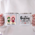 Gifts To Best Friends Besties Forever Personalized Mug