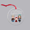 Glass Christmas Ornaments The Family Name 2023