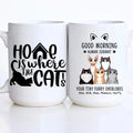 Good Morning Cat Human Servant Personalized Coffee Mug