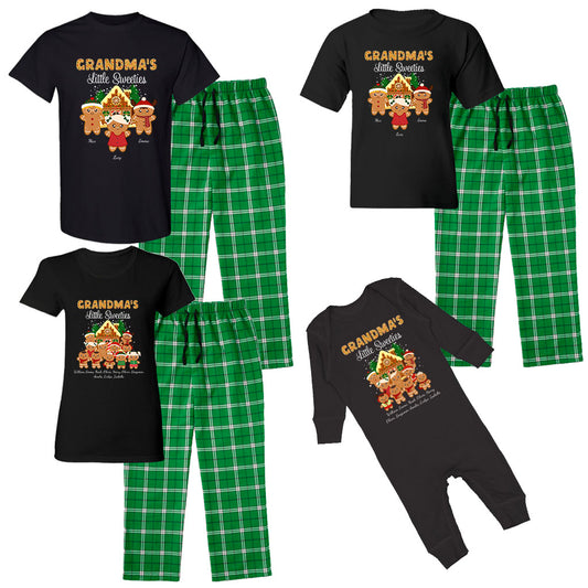 Gramma's Sweeties Matching Family Christmas Pajamas