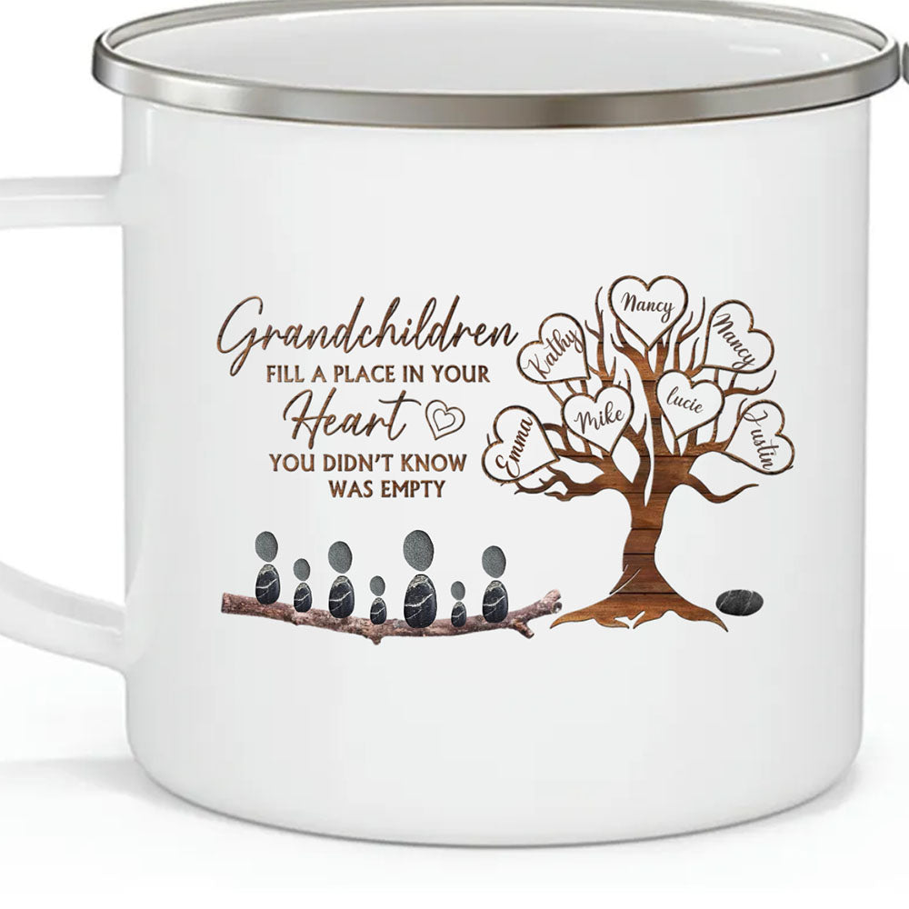 Grandchildren Fill a Space in Your Heart Custom Mug for Mother