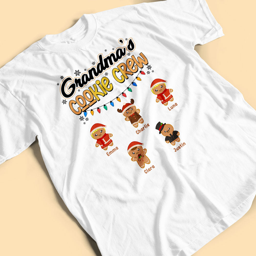 Grandma Christmas Shirt Grandma's Cookie Crew