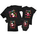 Grandma Never Runs Out Of Hugs & Cookies Personalized Matching Family Christmas Shirt