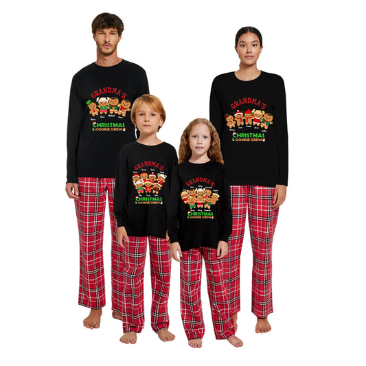 Grandma's Cookie Crew Matching Family Christmas Pajamas