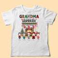 Grandma's Life Is Just Better With Grandkids Personalized Christmas Shirt