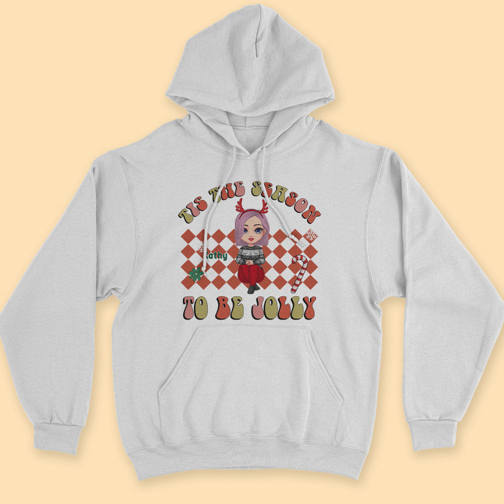 Groovy Christmas Vibes Personalized Christmas Shirt