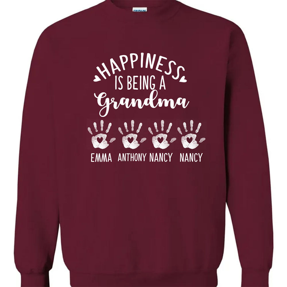 Happiness Is Being A Grandma Hoodie Tshirt Sweatshirt