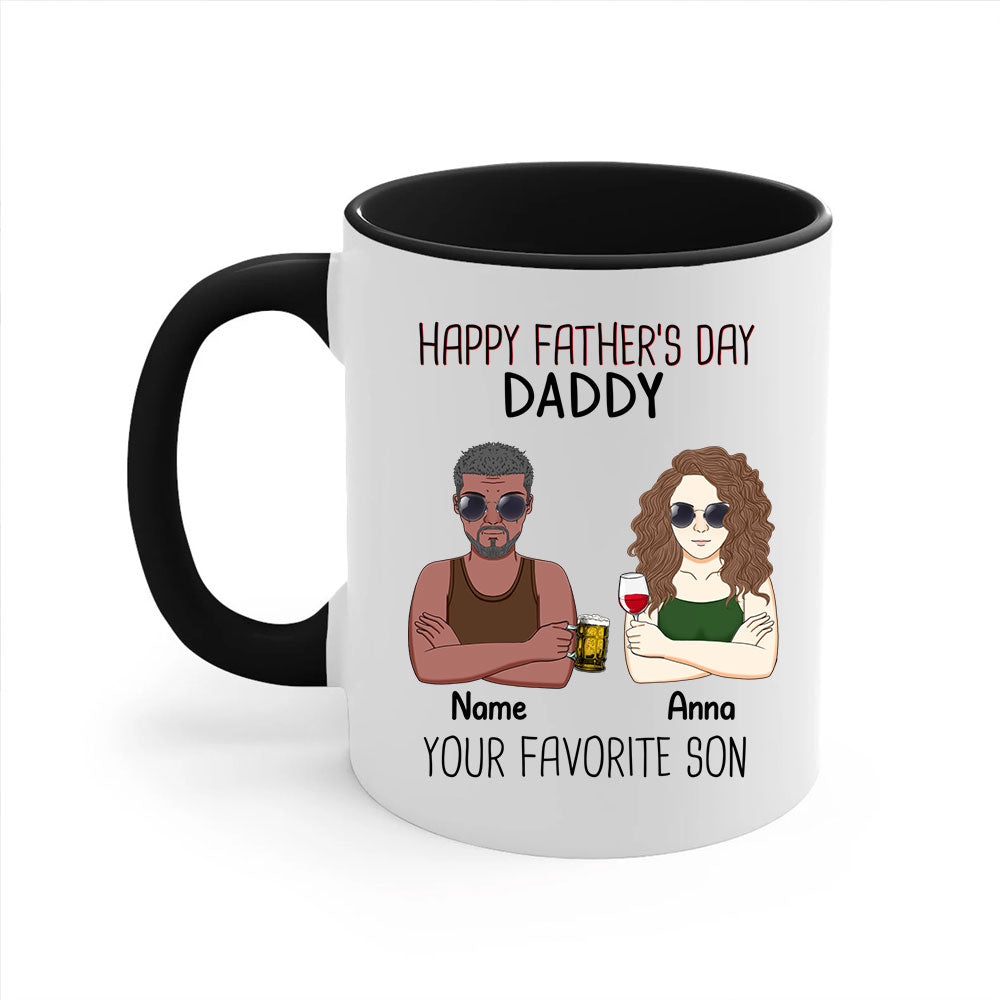 Happy Father's Day Daddy From Your Favorite Daughter Dad Coffee Mug