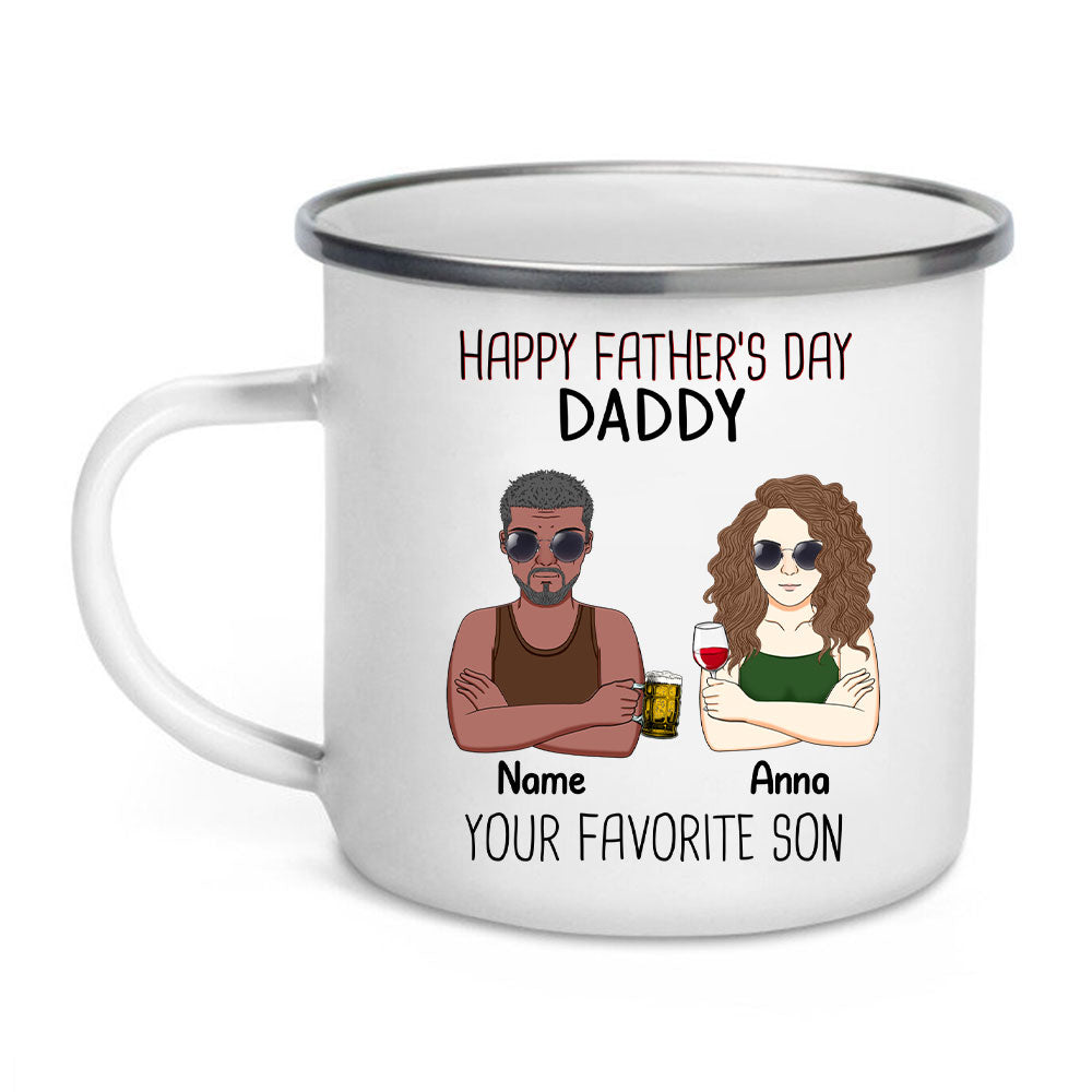 Happy Father's Day Daddy From Your Favorite Daughter Dad Coffee Mug