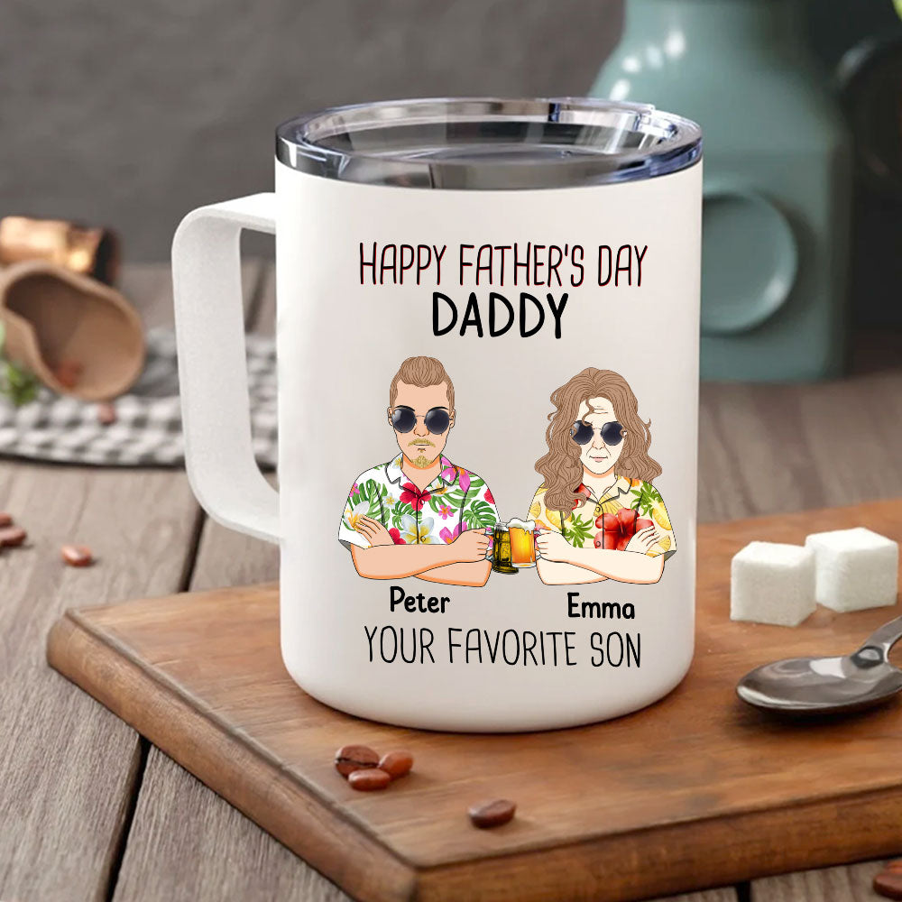 Happy Father's Day Daddy From Your Financial Burden Personalized Dad Mug