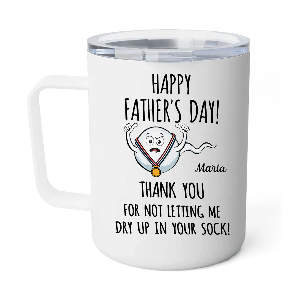 Happy Father's Day Personalized Coffee Mugs For Dad