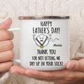 Happy Father's Day Personalized Coffee Mugs For Dad