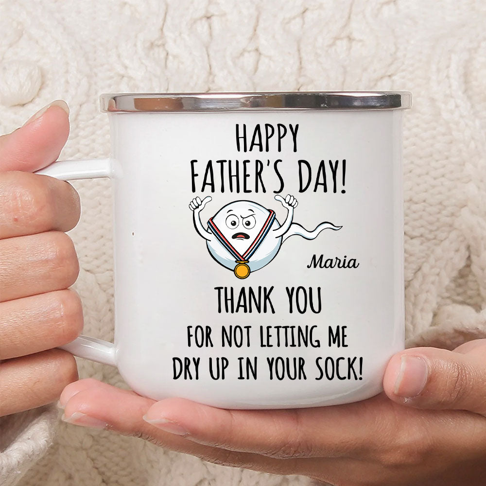 Happy Father's Day Personalized Coffee Mugs For Dad