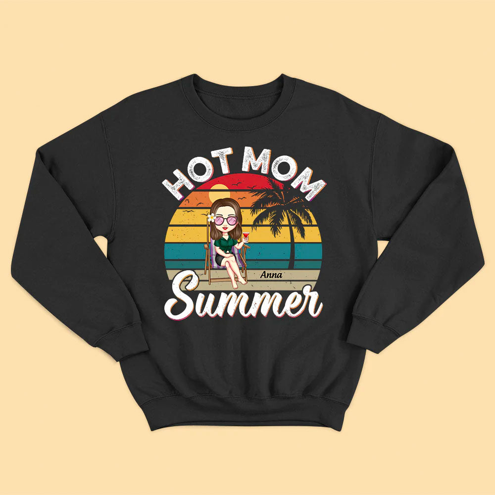 Hot Mom Summer Personalized Shirt - Gift For Mom