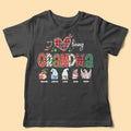 I Love Being Gnome Grandma Personalized Family Christmas Shirt