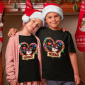 I Love Being Grandma Grandkids Light Up Matching Family Christmas T-Shirt