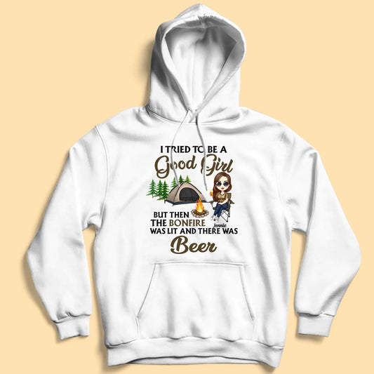 I Tried To Be Good Girl Camping Personalized Shirt -  Personalized Mother’s Day Gifts