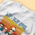 I Try To Be Good But I Take After My Grandma - Custom Shirt - Personalized Mother's Day Gifts