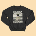 I'm A Dad Grandpa And A Veteran Nothing Scares Me Personalized Shirt For Father's Day