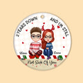 I'm Still Not Sick Of You - Christmas Gift For Couples - Personalized Custom Circle Ceramic Ornament