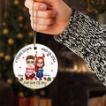 I'm Still Not Sick Of You - Christmas Gift For Couples - Personalized Custom Circle Ceramic Ornament