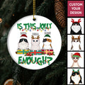 Is This Jolly Enough Christmas Personalized Ornament