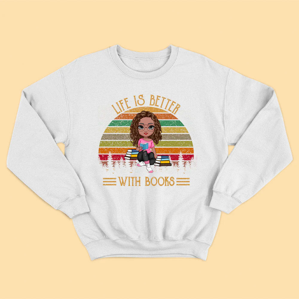 Just A Girl Who Loves Books Shirt