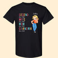 Legend Mom Grandma Since Year Chibi Personalized Shirt