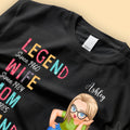 Legend Mom Grandma Since Year Chibi Personalized Shirt