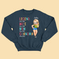 Legend Mom Grandma Since Year Chibi Personalized Shirt