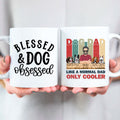 Like A Normal Dad Only Cooler Personalised Dog Dad Mug